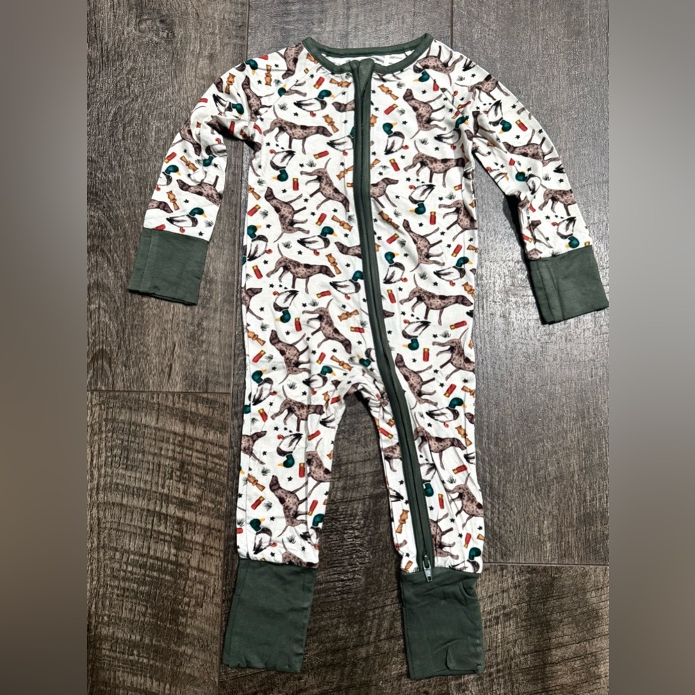 Bamboo Duck Hunt Print Zippy Sleeper 0-3m
